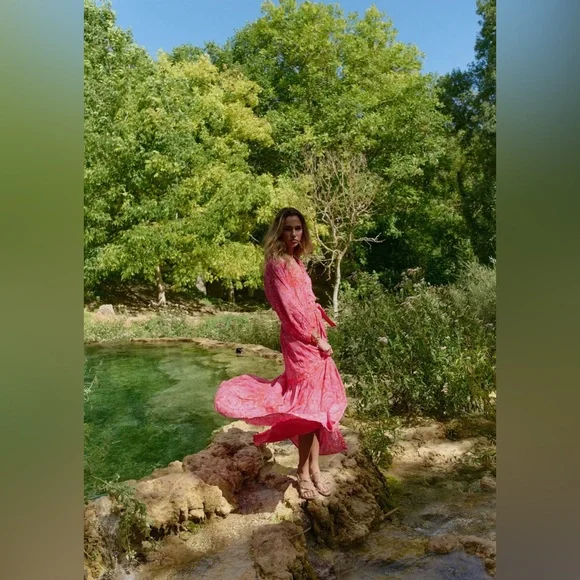 Piti Cuiti Vibrant Pink Maxi Dress - Picture 2 of 5